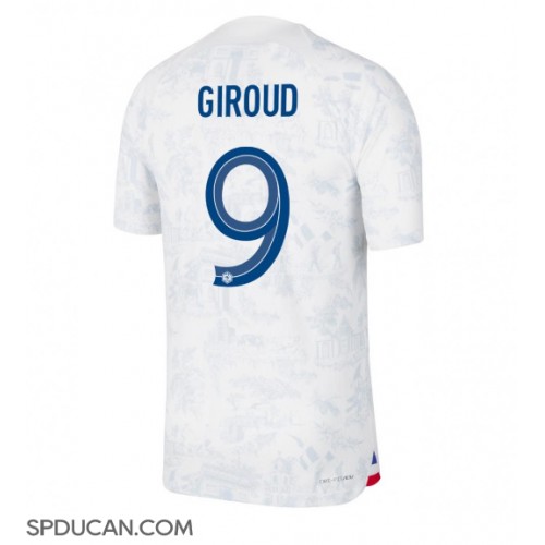 Muški Nogometni Dres Francuska Olivier Giroud #9 Gostujuci SP 2022 Kratak Rukav